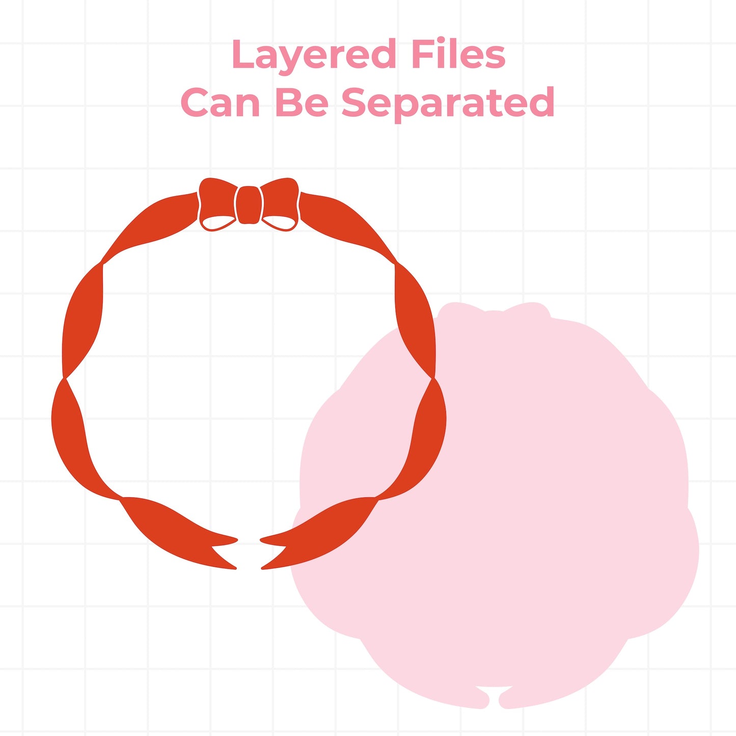 Coquette Bow Frame SVG Set