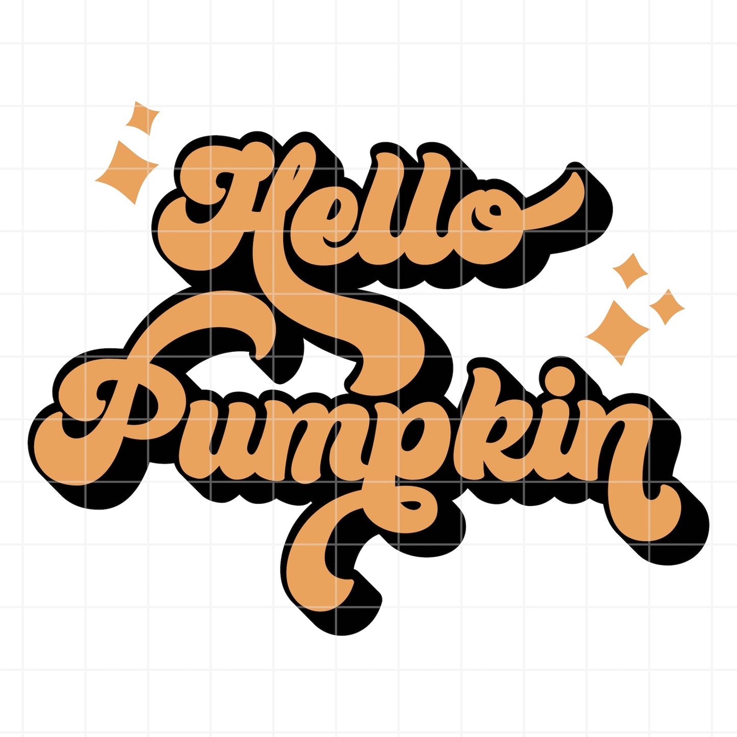 Hello Pumpkin SVG