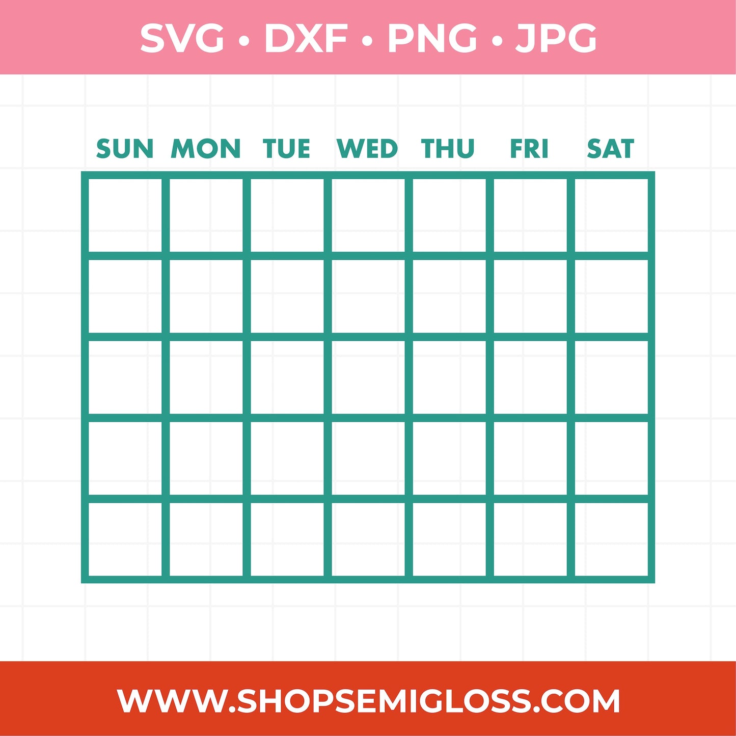 Calendar SVG Set