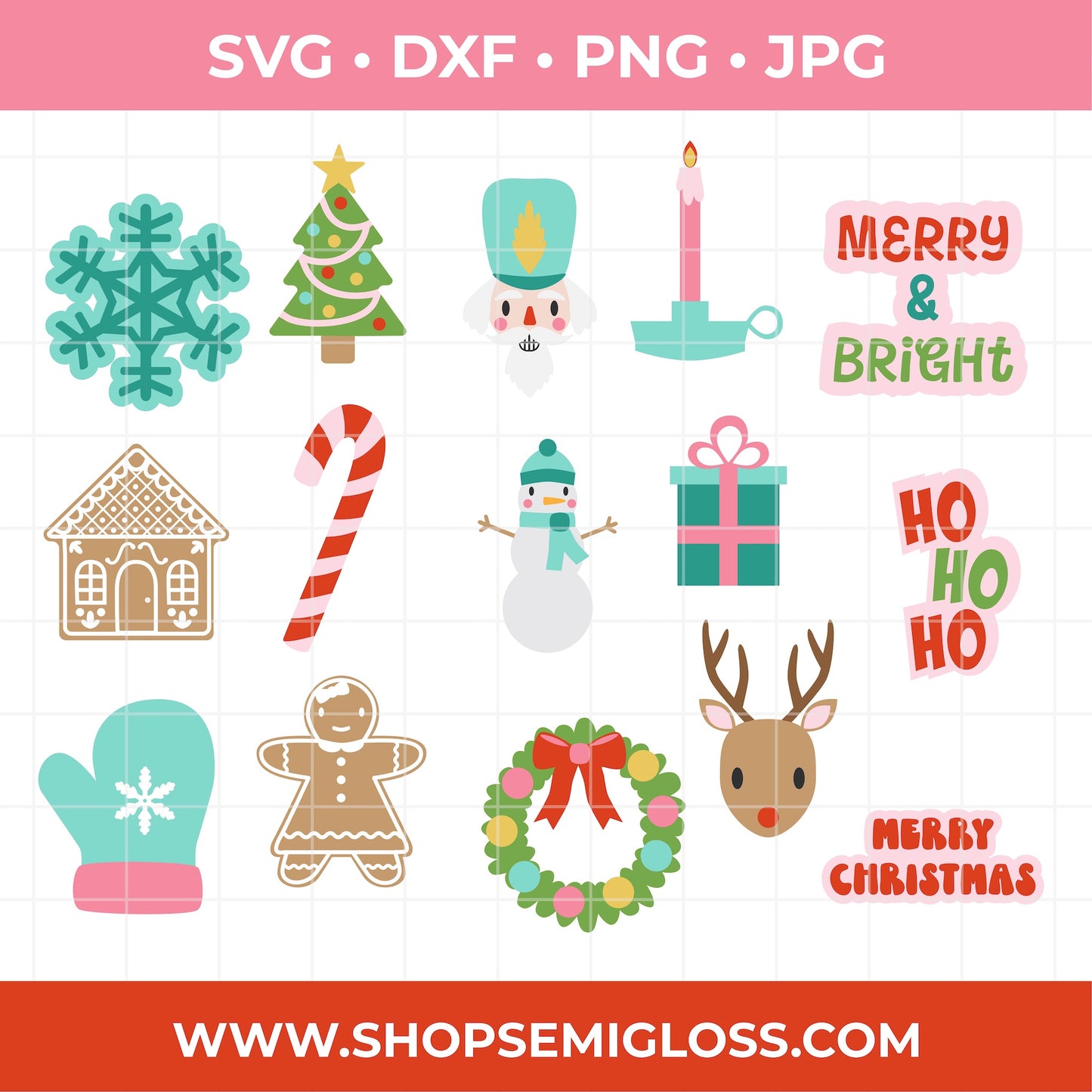 Christmas SVG Bundle - 30 SVG Files!