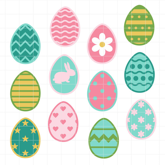 Easter Egg SVG Set