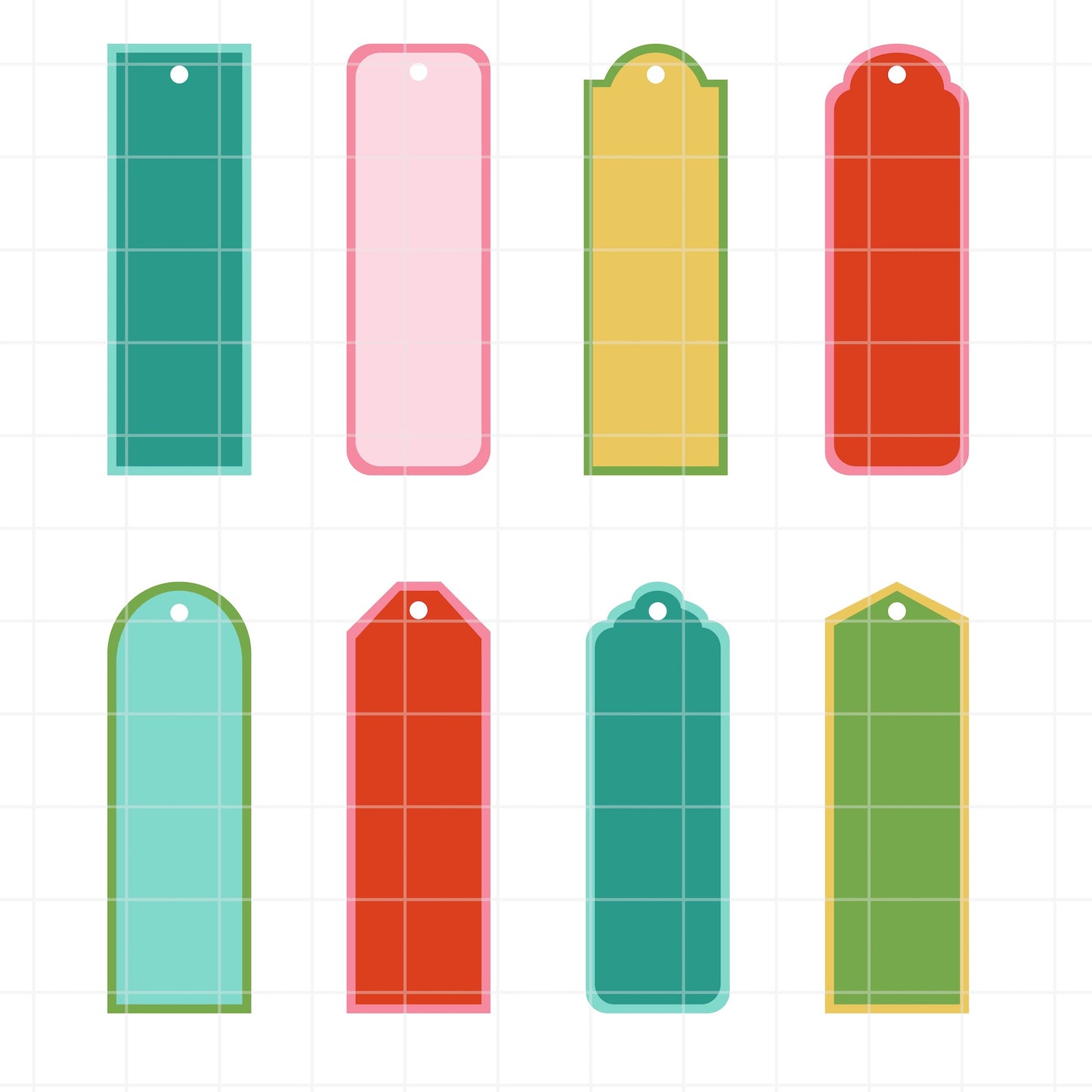 Bookmark SVG Set of 16