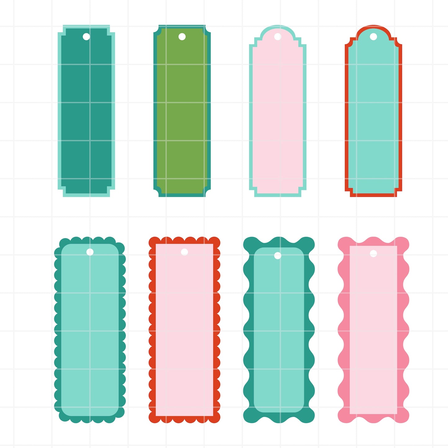 Bookmark SVG Set of 16
