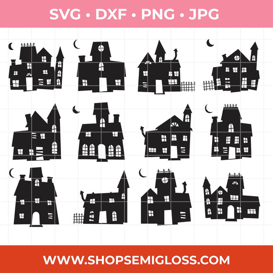 Haunted House SVG Bundle of 12