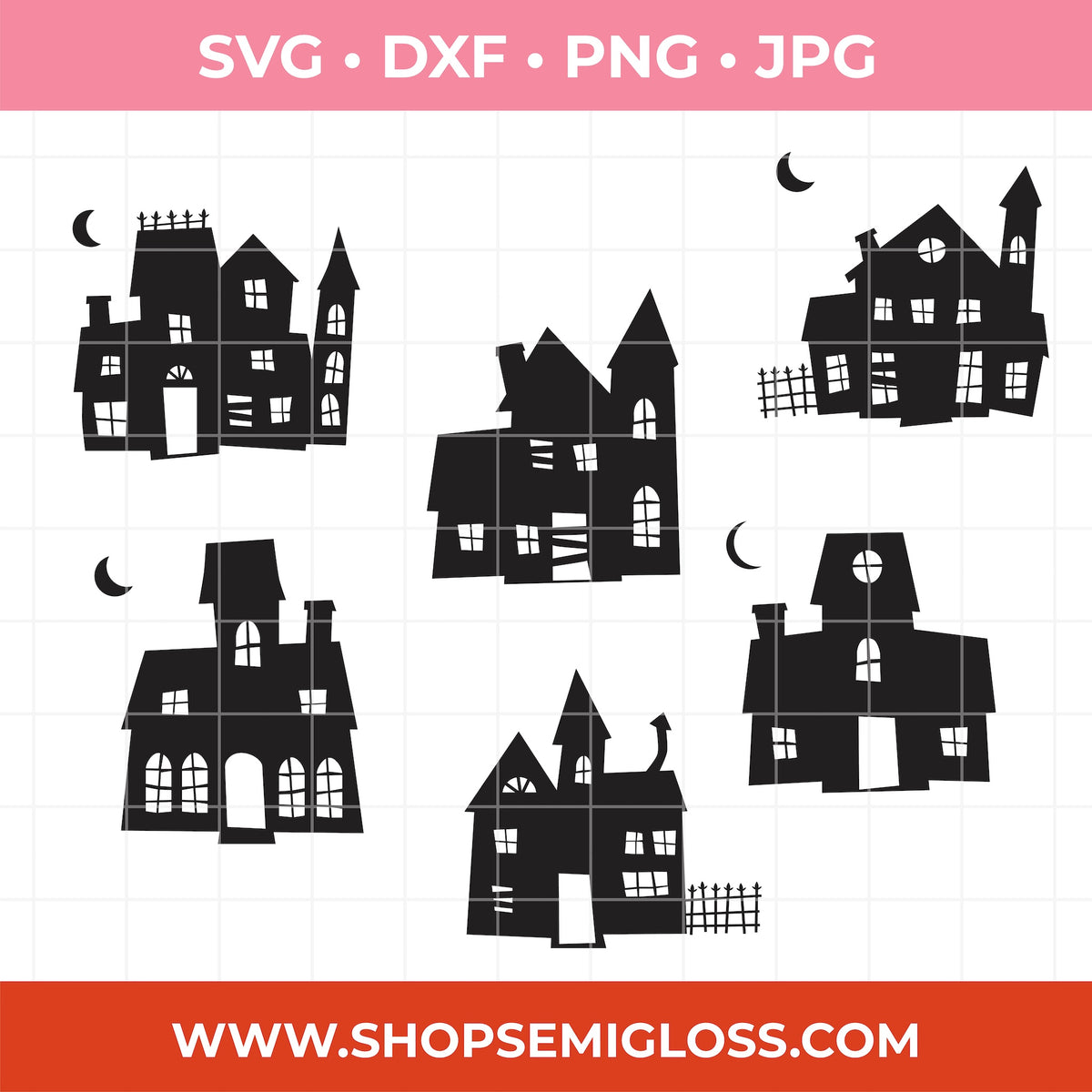 Haunted House SVG Bundle of 12