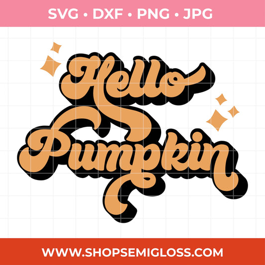 Hello Pumpkin SVG