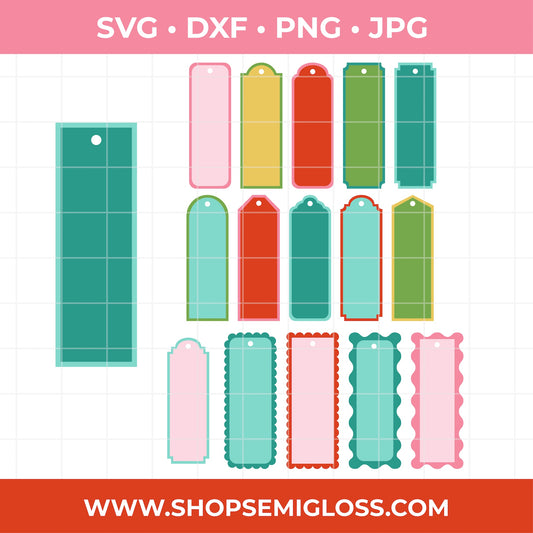 Bookmark SVG Set of 16
