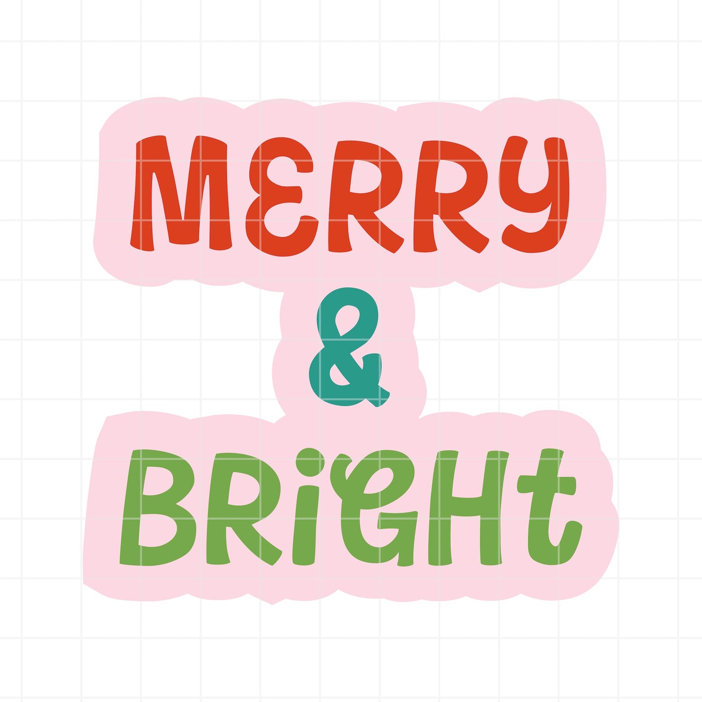Merry and Bright SVG