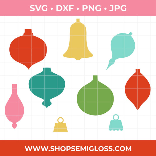 Vintage Ornament SVG Set - Simple Version