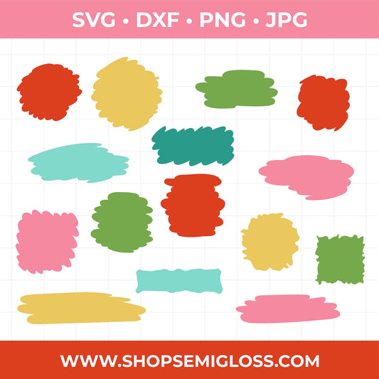 Paint Swash SVG Set