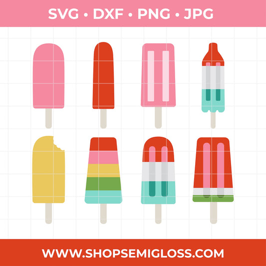 Popsicle SVG Set