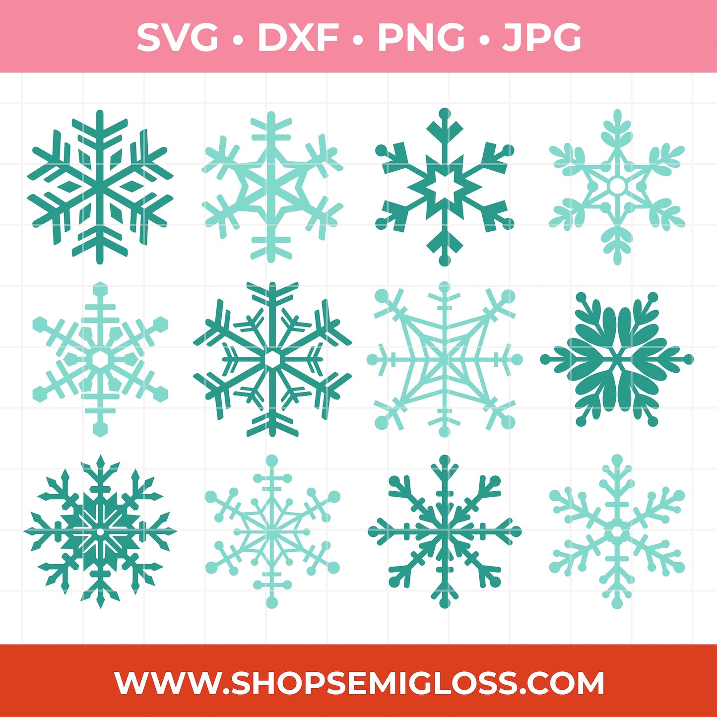 Snowflake SVG Bundle