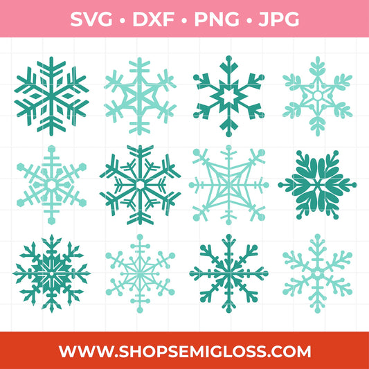 Snowflake SVG Bundle
