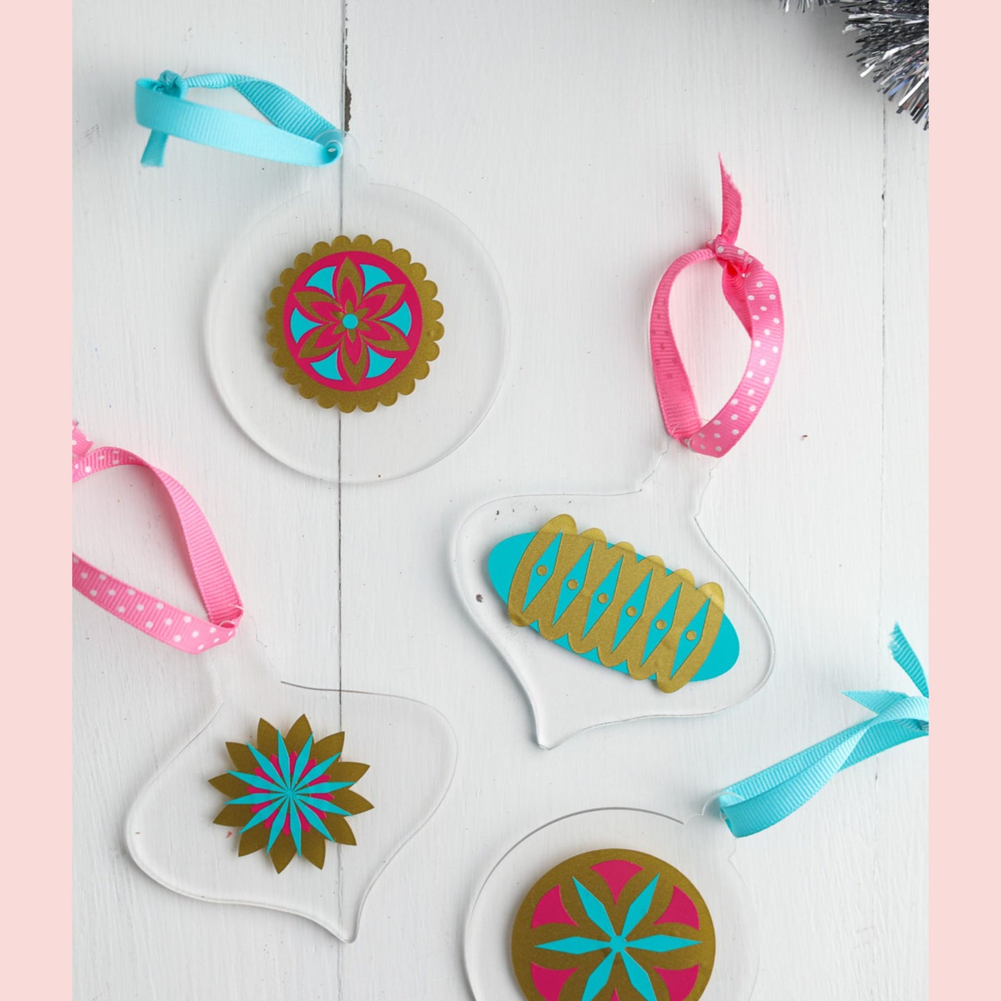 Vintage Christmas Ornament SVG Bundle