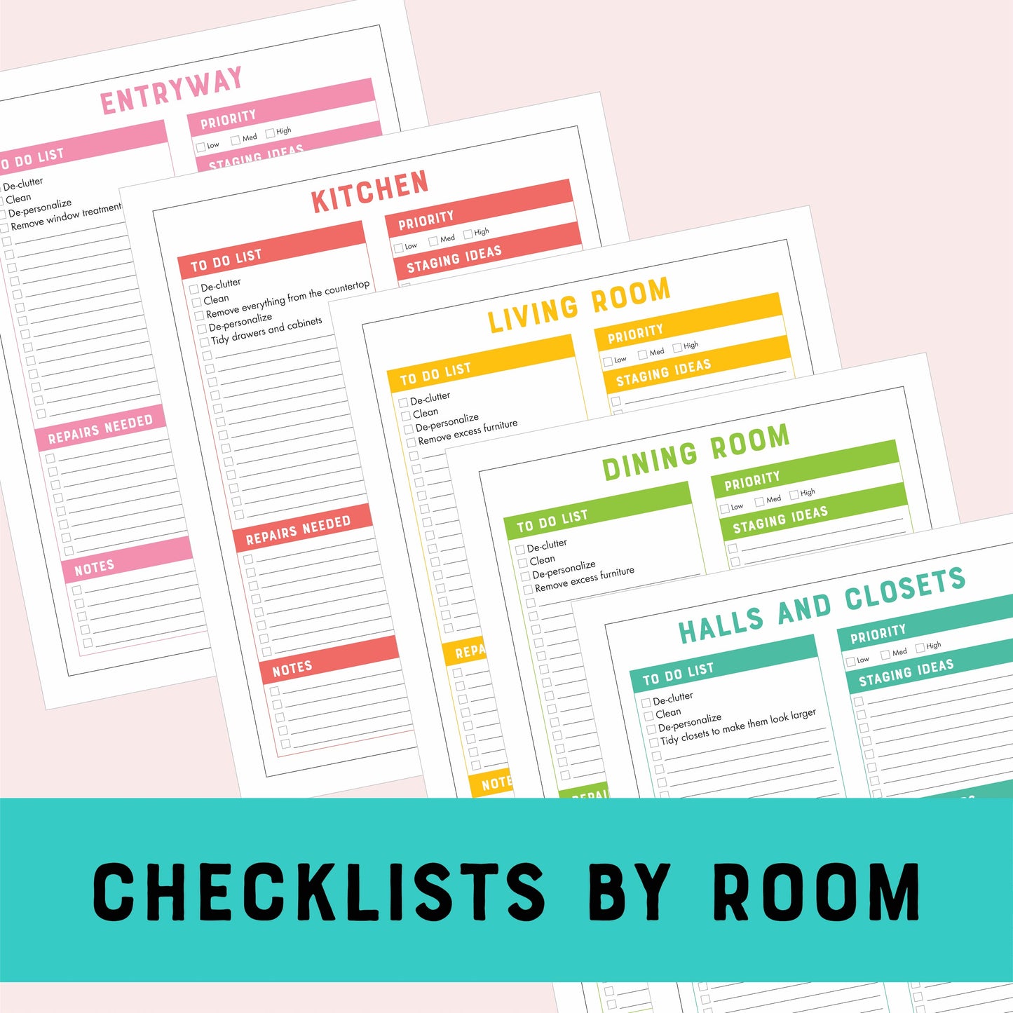 House Selling Checklist Printable (18-Page PDF)