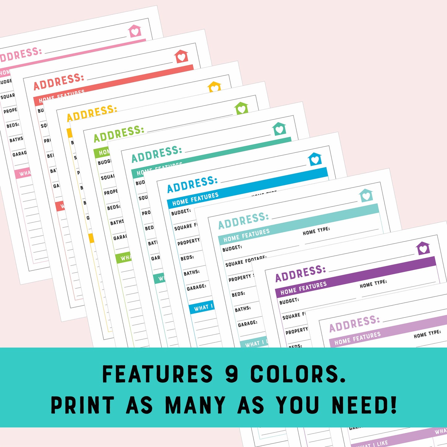 House Hunting Checklist Printable