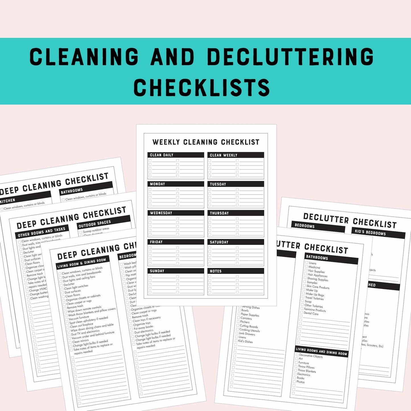 Home Improvement Planner Printable PDF