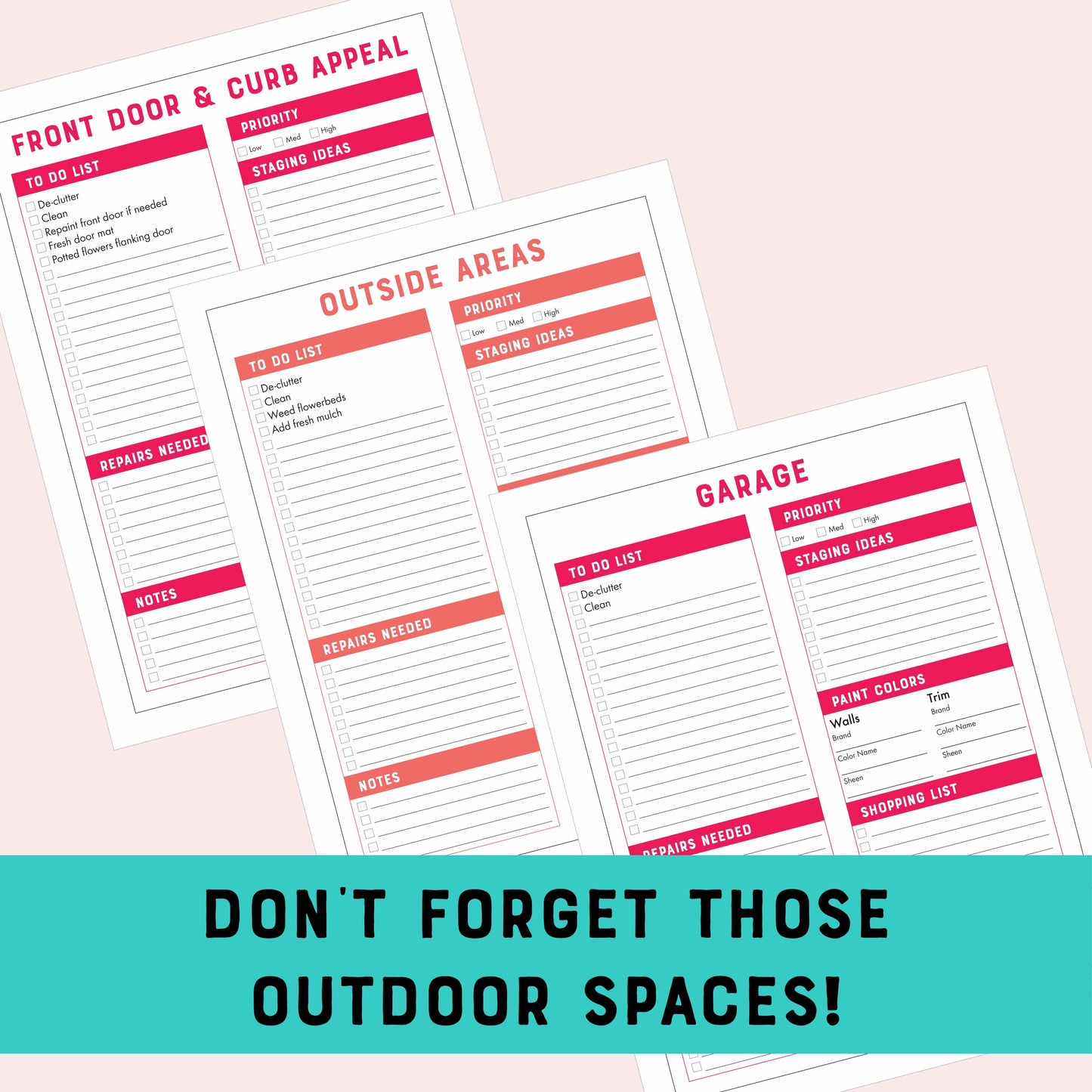 House Selling Checklist Printable (18-Page PDF)