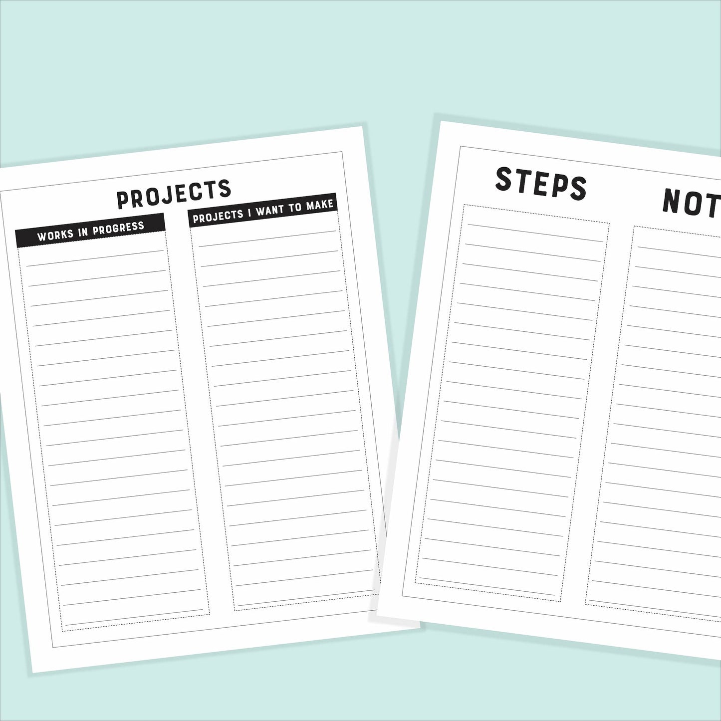 Quilt Planner Printable PDF